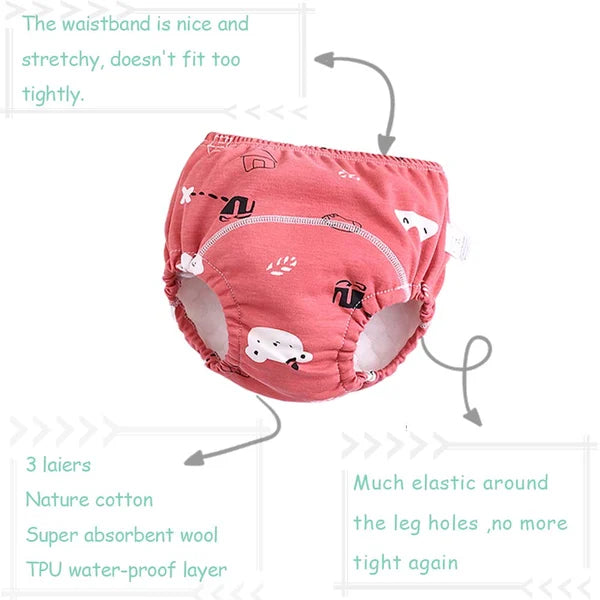 Baby Potty Training Underwear-Washable